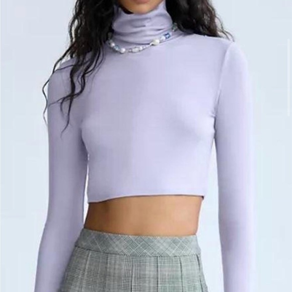 Sunday Best Tops - Sunday Best Freshman Cropped Turtleneck